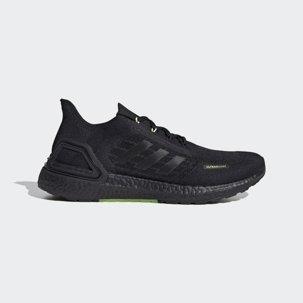 Adidasi Alergare Adidas Ultraboost SUMMER.RDY Barbati Romania - Negrii/Verzi EG0750